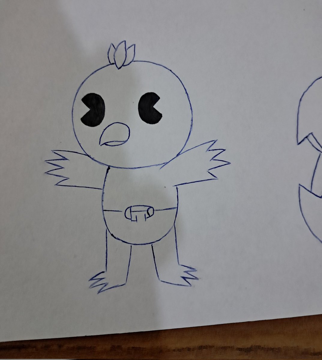 Presentando a Royal el pavo real bebé🦚, creado por <a href="/princesa_sakur/">🌸Princesa Sakura🌸</a> 
#happytreefriends #htfOC #Inktober