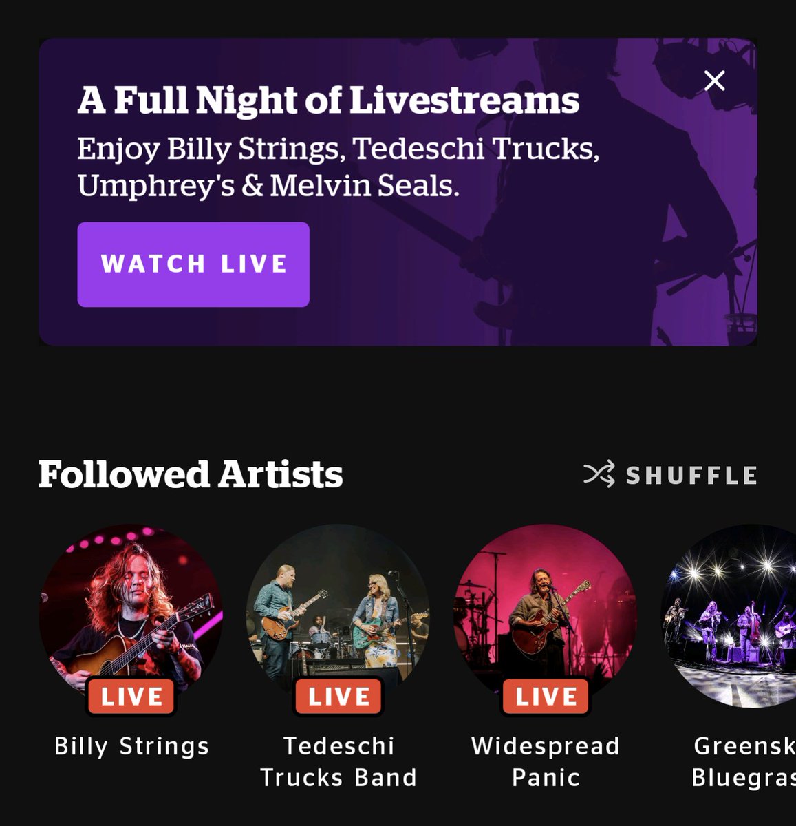 jason_bennitt's tweet image. What a great night for couch tour. @nugsnet