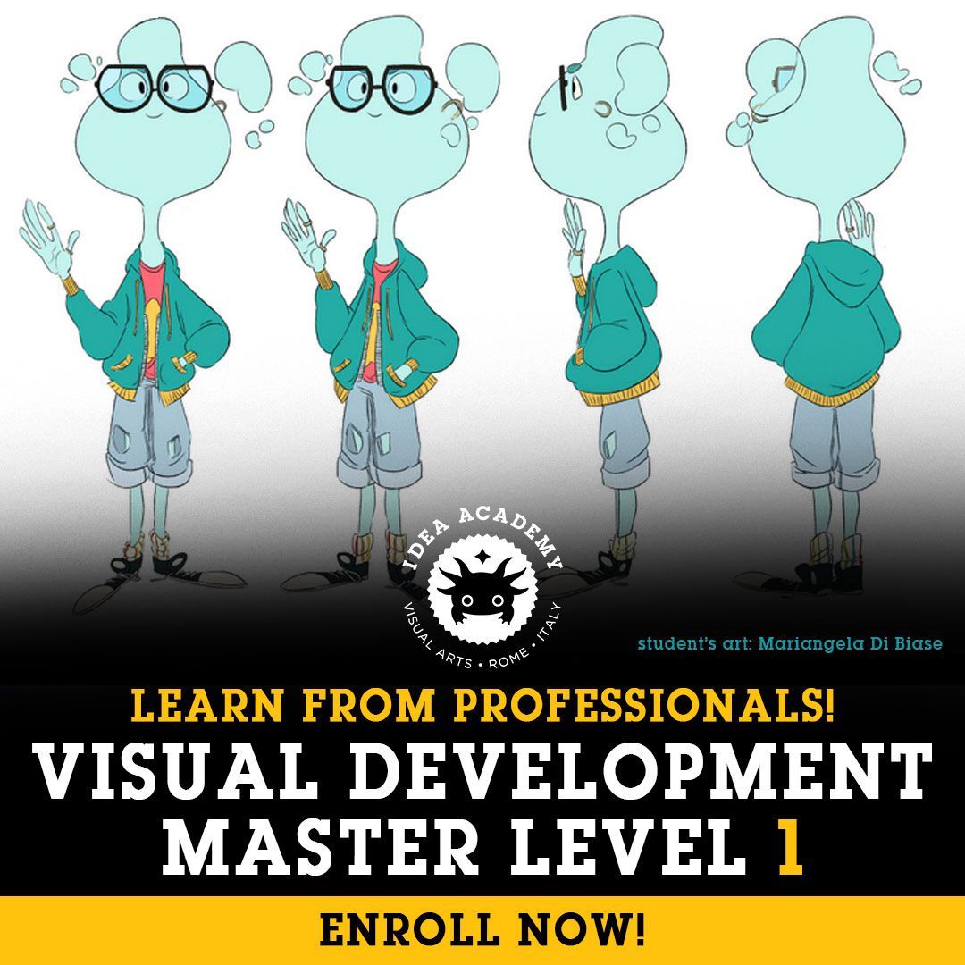 CDReferences's tweet image. Enroll in IDEA Academy’s Visual Development Master lvl.1 and take a step toward your career. Learn from pros and work across character design, keyframes, storyboarding and environment design tinyurl.com/ideamaster1 
#ideaacademyrome #characterdesign #visualdevelopment #artschool