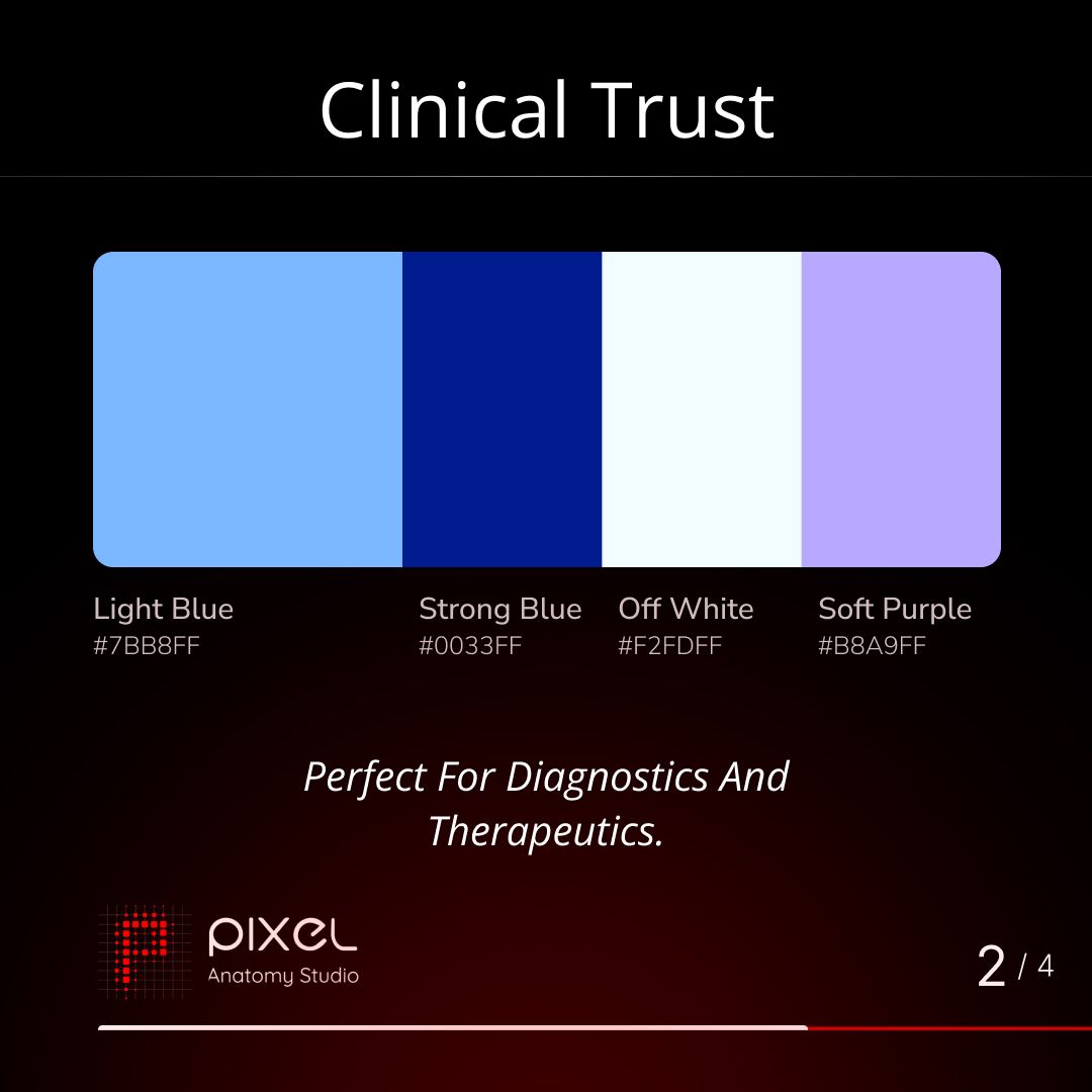 pixelsanatomy's tweet image. Colors speak before words do.
🔵 Trust
 🟢 Health
 🟣 Innovation

The right palette can make your biotech brand feel credible, modern, or bold.
 Here are 3 palettes that actually work 👉

#BiotechDesign #Branding