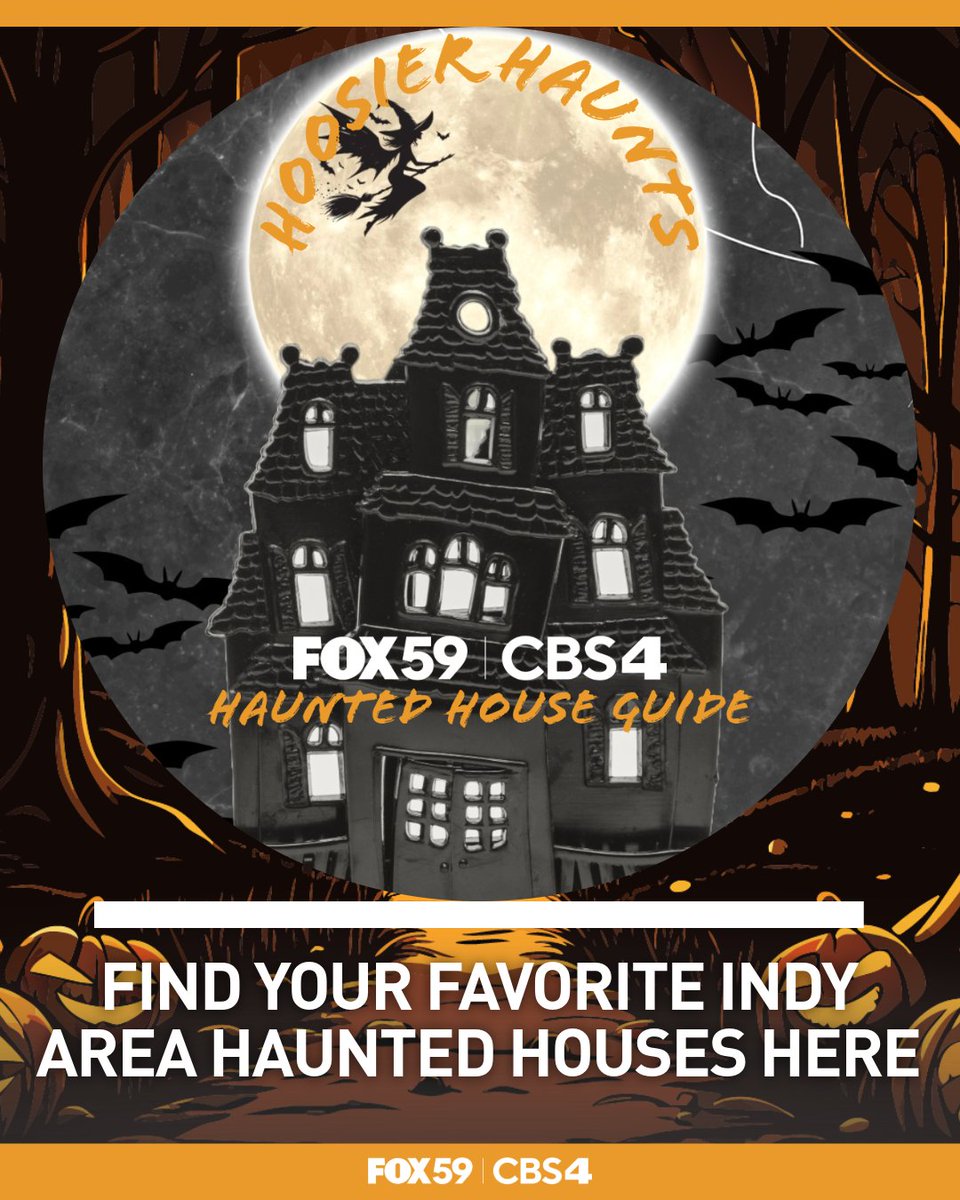 🎃Central Indiana’s best scares are waiting for you. Check out FOX59’s haunted house guide! Let us know your favorite.🎃
DETAILS: fox59.com/halloween-2025…