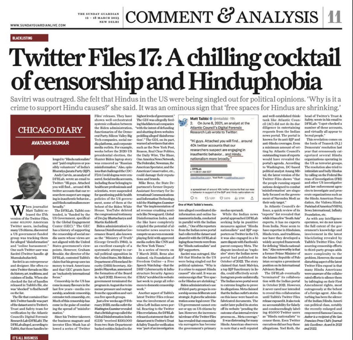MumukshuSavitri's tweet image. Patanjali Tunku - have some freakin shame.
The audacity to preach about disgraceful media when your brother Siddharth runs a media brothel called the Wire.  In 2023 the Wire collected a list of innocent 40,000 Twitter (now X) users in a file called infamously “Twitter Files”.…