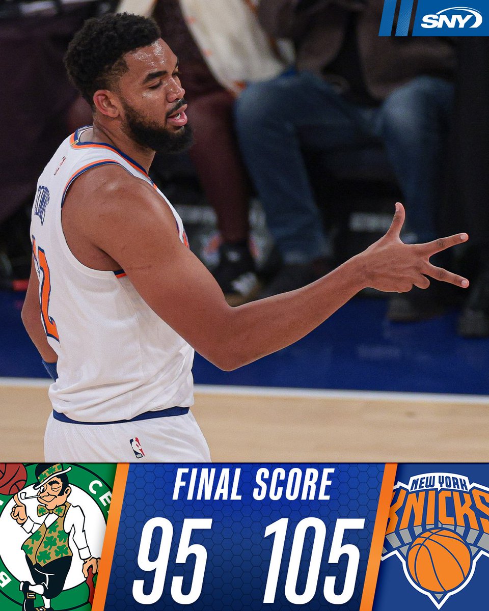 The Knicks improve to 2-0 on the season! 👏