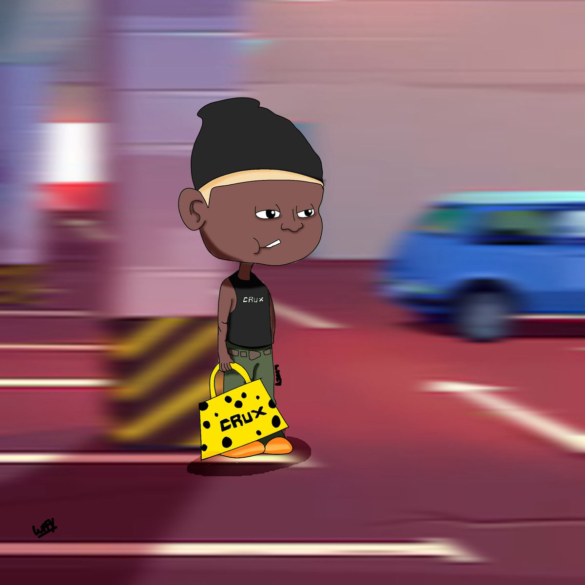 LUFFYartsdrd's tweet image. 🖤 Walkin’ through the city with that CRUX energy.
Style loud, mood chill, confidence on max. ⚡️
#CRUX #StreetStyle #DripAlert #UrbanVibes #CruxMode