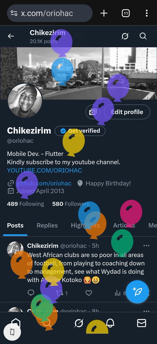 oriohac's tweet image. Got balloons, happy birthday 🎂 to me.