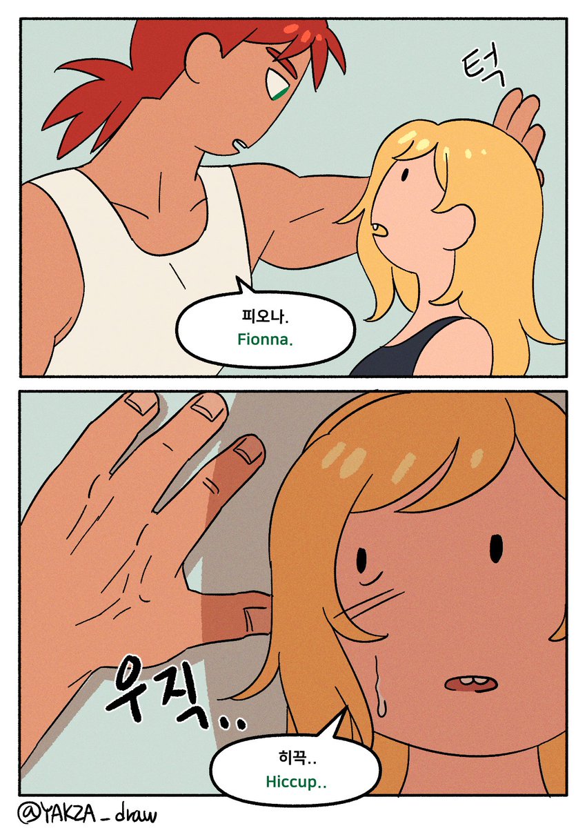 repost😏
Now I can happily watch the love triangle between Flame X Fionna X Hunter😆 