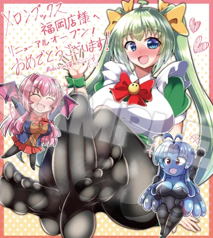 メロンブックス福岡天神店様、リニューアルオープンおめでとうございます…!
ささやかながらお祝い絵を描かせて頂きましたので、お近くの方は是非見に行ってみてください…!(*'ω') 