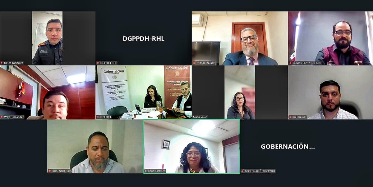 arturomedinap's tweet image. ¡La Agenda Nacional de #DDHH 🇲🇽 sigue avanzando!

Agradecemos el compromiso de las secretarías de Gobierno, de Seguridad, fiscalías locales, equipos de derechos humanos y comisiones de búsqueda estatales en #BajaCaliforniaSur #Campeche #Chiapas #Chihuahua #Coahuila #NuevoLeón…