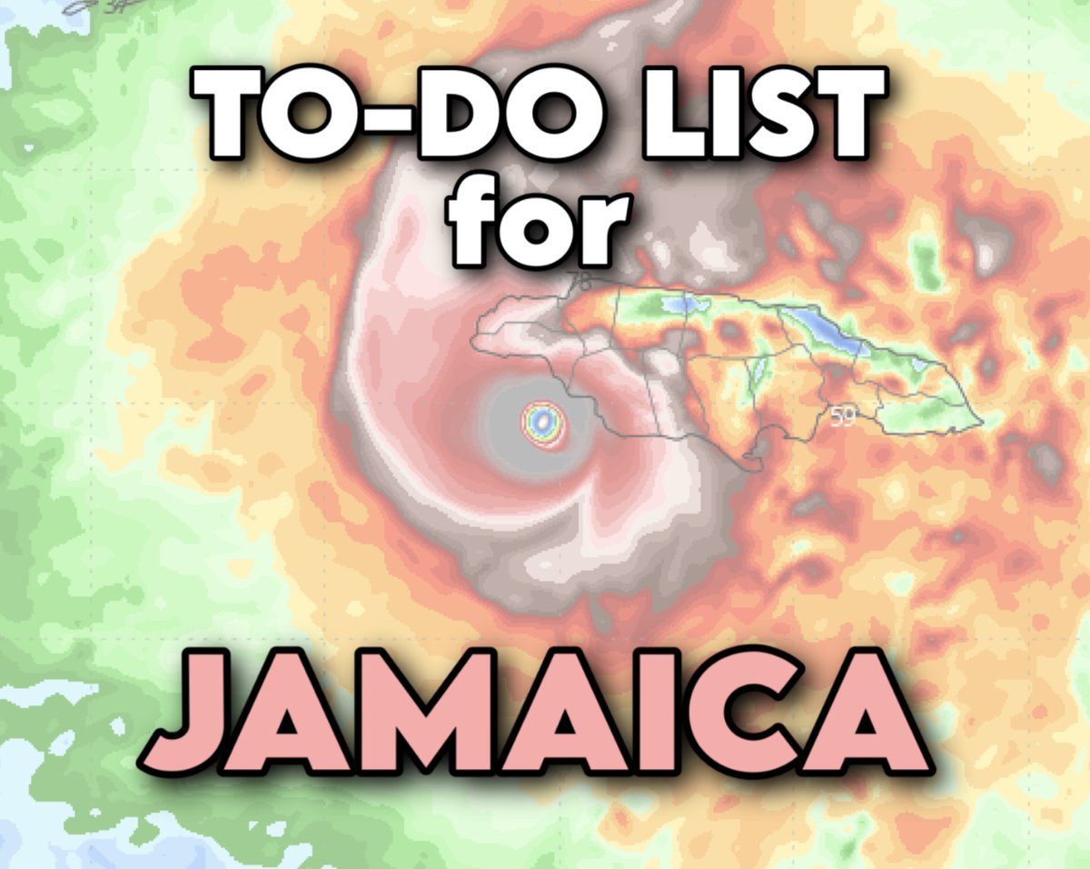 Please share with your Jamaica friends – Saturday, October 25 is your last day to prepare. Time is a precious resource. Use today wisely. As someone who has been thorough and covered lots of hurricanes, here are my tips beyond the obvious.

1.) Do laundry. When you go through a