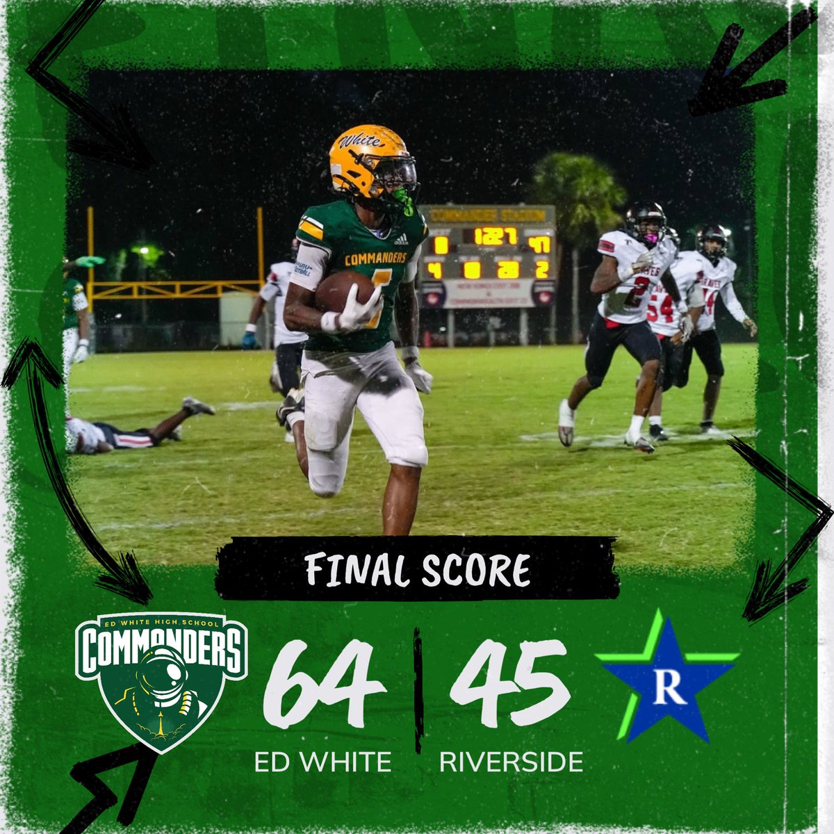 EdWhiteFootball's tweet image. District Champs! #CommanderPride #ToTheMoon