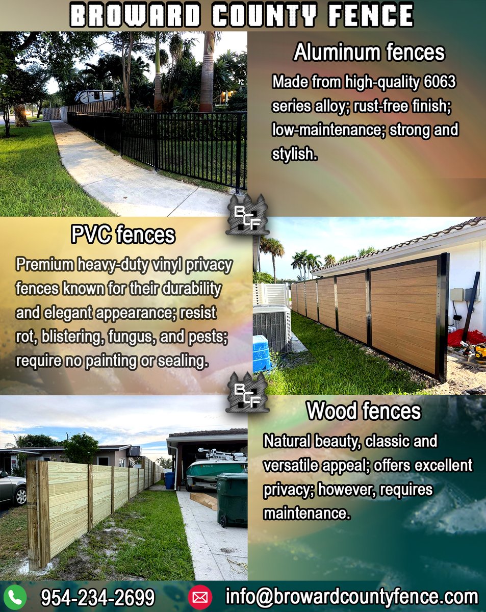 BcfFence's tweet photo. Broward County Fence &amp; Pergolas - 954-234-2699

Fence installation in Broward County, Palm Beach County &amp; Miami-Dade County

It Makes Sense To Call Broward County Fence https://t.co/1aEDa6gRlQ