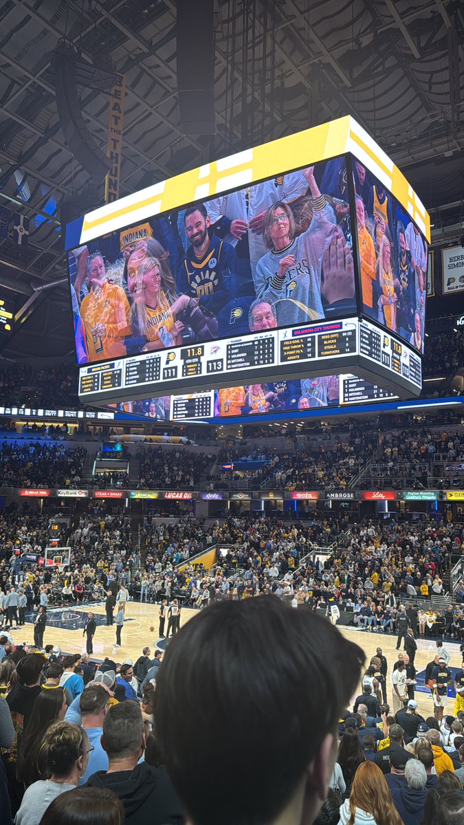 Indiana Hoosiers 🏀
Pacers vs OKC — double OT, Shai 55.
Pure basketball culture.