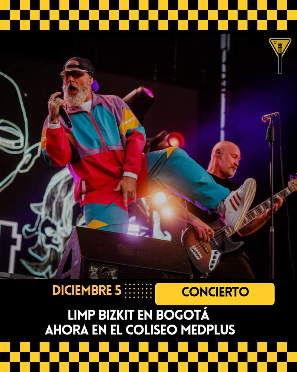 Limp Bizkit lidera el festival "Loserville" y cambia de lugar, se presentará en el Coliseo MedPlus.
Un evento para poner en la agenda ¡Yá mismo! 

Encuentra toda la información aquí 😎👇
autopistarock.com/limp-bizkit-en…

Un evento <a href="/BreakfastLiveCo/">BreakfastLive</a>