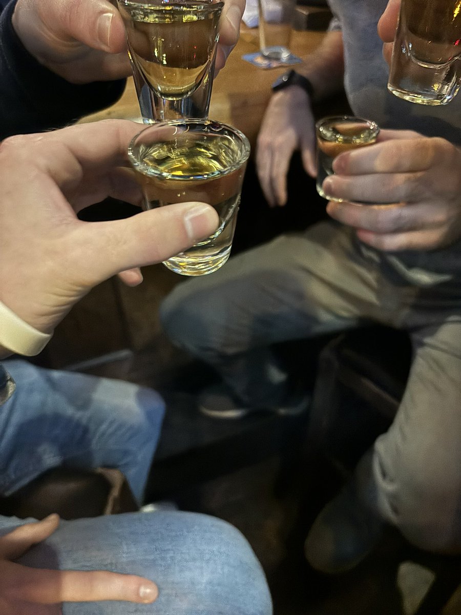 4 shots of water (Malort) down the hatch…

#108ing