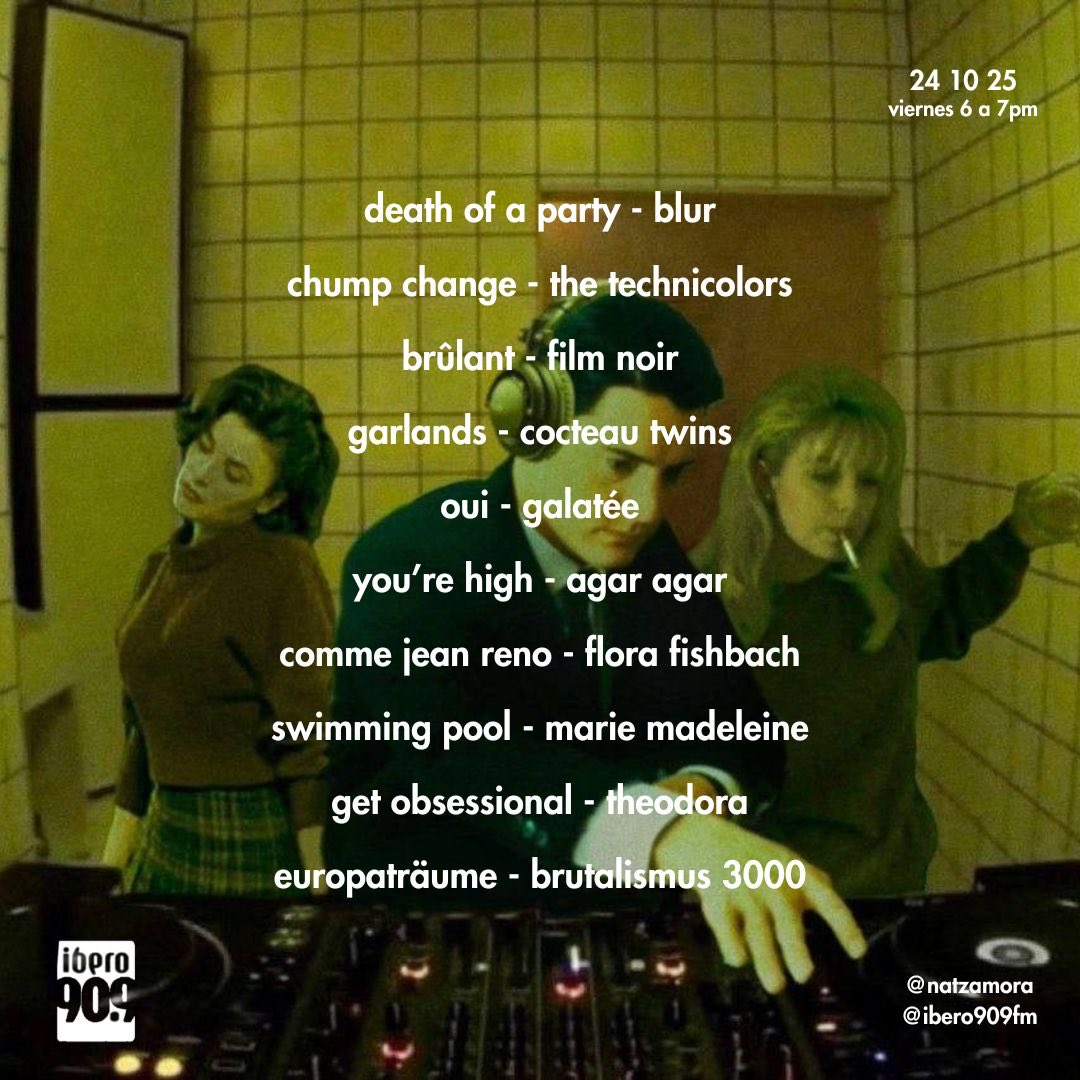 tracklist pre-jalogüin del programa de hoy. nos escuchamos el próximo viernes a las 6pm. <3