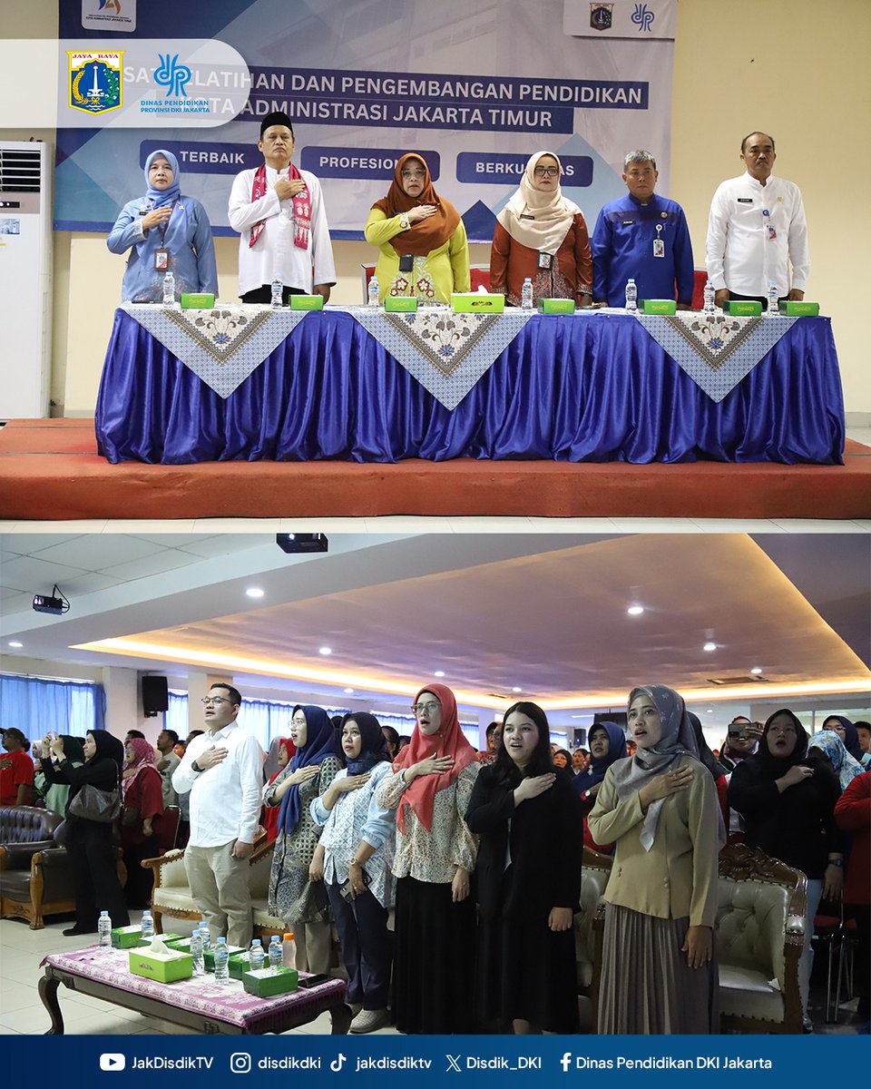 Disdik_DKI's tweet image. Hallo #sahabatdisdik

Dinas Pendidikan Provinsi DKI Jakarta menutup rangkaian Pelatihan Peningkatan Kompetensi di P4 Jakarta Timur sebagai bagian dari upaya memperkuat kualitas sumber daya manusia pendidikan menuju Jakarta Kota Global. Kegiatan ini menjadi salah  #quickwins