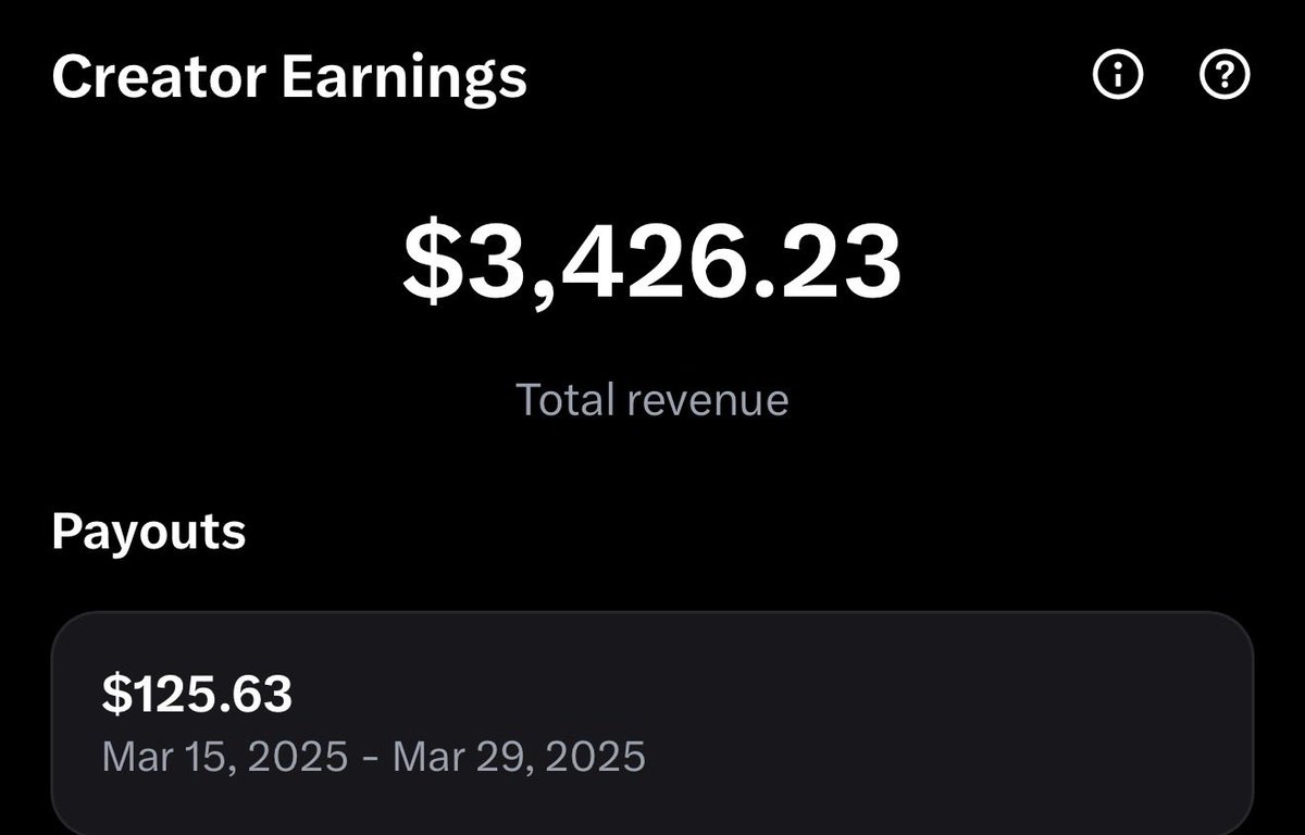 CreeCoder's tweet image. “Next payout” date removed 💀