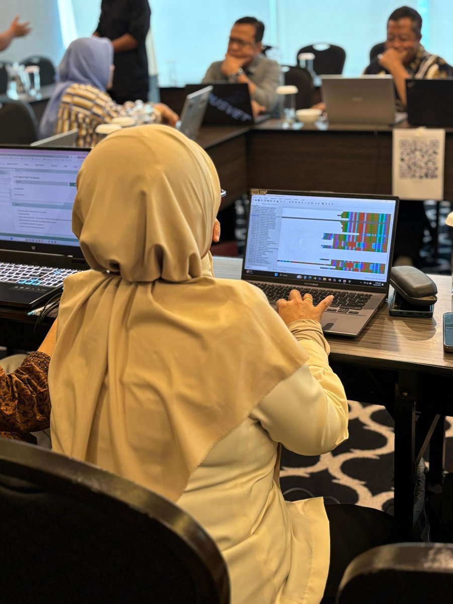 To strengthen #ASF 🐖🦠 surveillance, <a href="/BBVet_Wates/">Balai Besar Veteriner Wates</a>, FAO &amp; <a href="/ditjen_pkh/">Ditjen Peternakan dan Keswan</a> trained 🇮🇩 veterinary lab staff on using #bioinformatics tools for ASF, analyzing genomic data &amp; uploading ASF sequences to IVM Online 💻

This initiative enhances 🇮🇩 data exchange &amp; collaboration

<a href="/mafrakorea/">농림축산식품부</a>