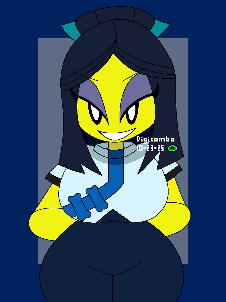 Here's a sketch of Lady Bone Demon :D

#legomonkiekid #ladybonedemon #fanart