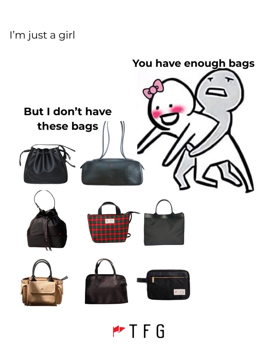 TaylorFineGoods's tweet photo. Enough bags? Never. Especially when it’s TFG. 💼✨
#TFG #TFGbag #DailyEssential #TFGstyle #EverydayCarry #SleekDesign #ModernMinimalist #StayChic #FunctionalFashion https://t.co/PlRBjgwnIq