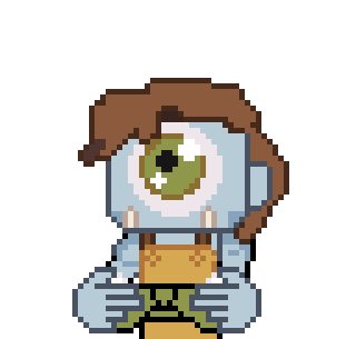 HarbingerPixel's tweet photo. Day 23 of Pixeltober: Cyclops, Community reward: Anvil https://t.co/6MhpnQxzir