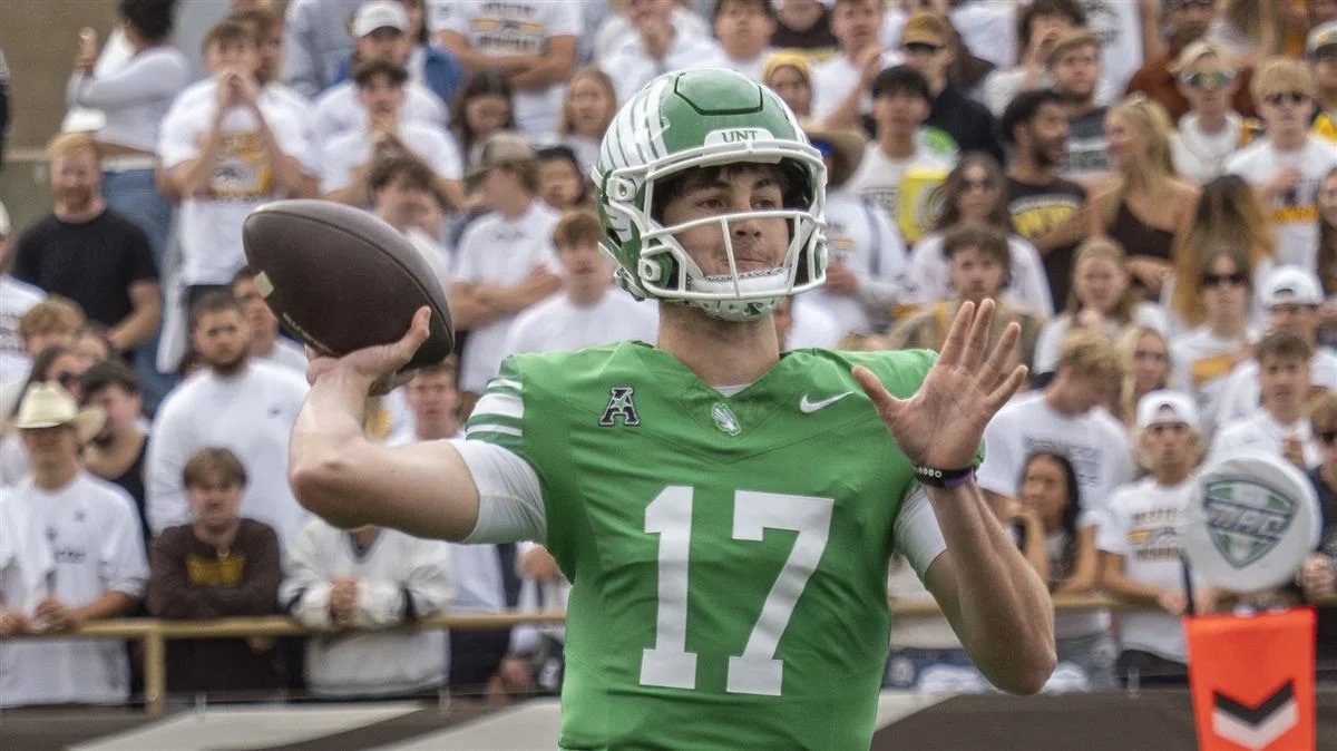 North Texas QB Drew Mestemaker tonight in a win over Charlotte:

- 608 yards and 4 TDs
- Most passing yards in UNT history
- 3rd most passing yards in a FBS game the last decade
- 1st FBS player since 2020 to throw for 600