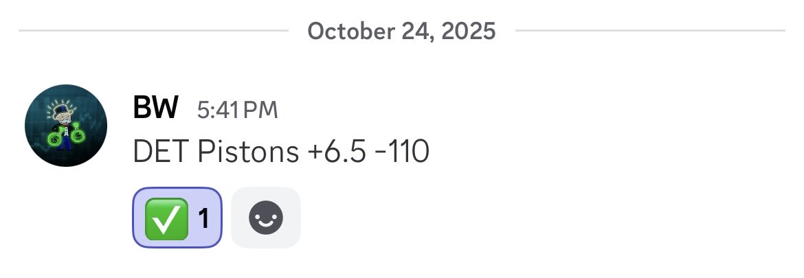 Cash Pistons +6 💰 
Literally gave this out to everybody I knew!!! My boy Chauncey Billups came thru!!