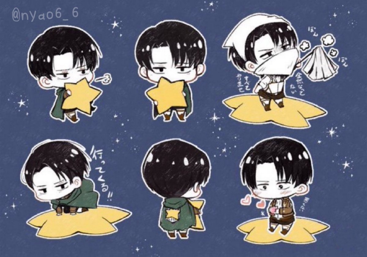 らくがき/進撃(兵長)

たくさんの星へいちょ⭐
