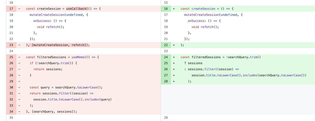 alvinsng's tweet image. With everyone "locked in" on AI, don't miss that @Meta  recently released @reactjs compiler v1. It automates memoization, removing the need for useMemo and useCallback.
This is a big win: it substantially cuts down on code, thus improving agent readability, preventing bugs from…
