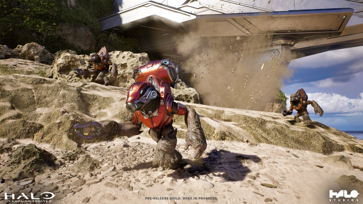 Halo's tweet image. Return to the game that started it all, with a fresh look at a timeless campaign. 

See what's coming with the launch of Halo: Campaign Evolved in 2026.

💫 aka.ms/HCEAnnounce25