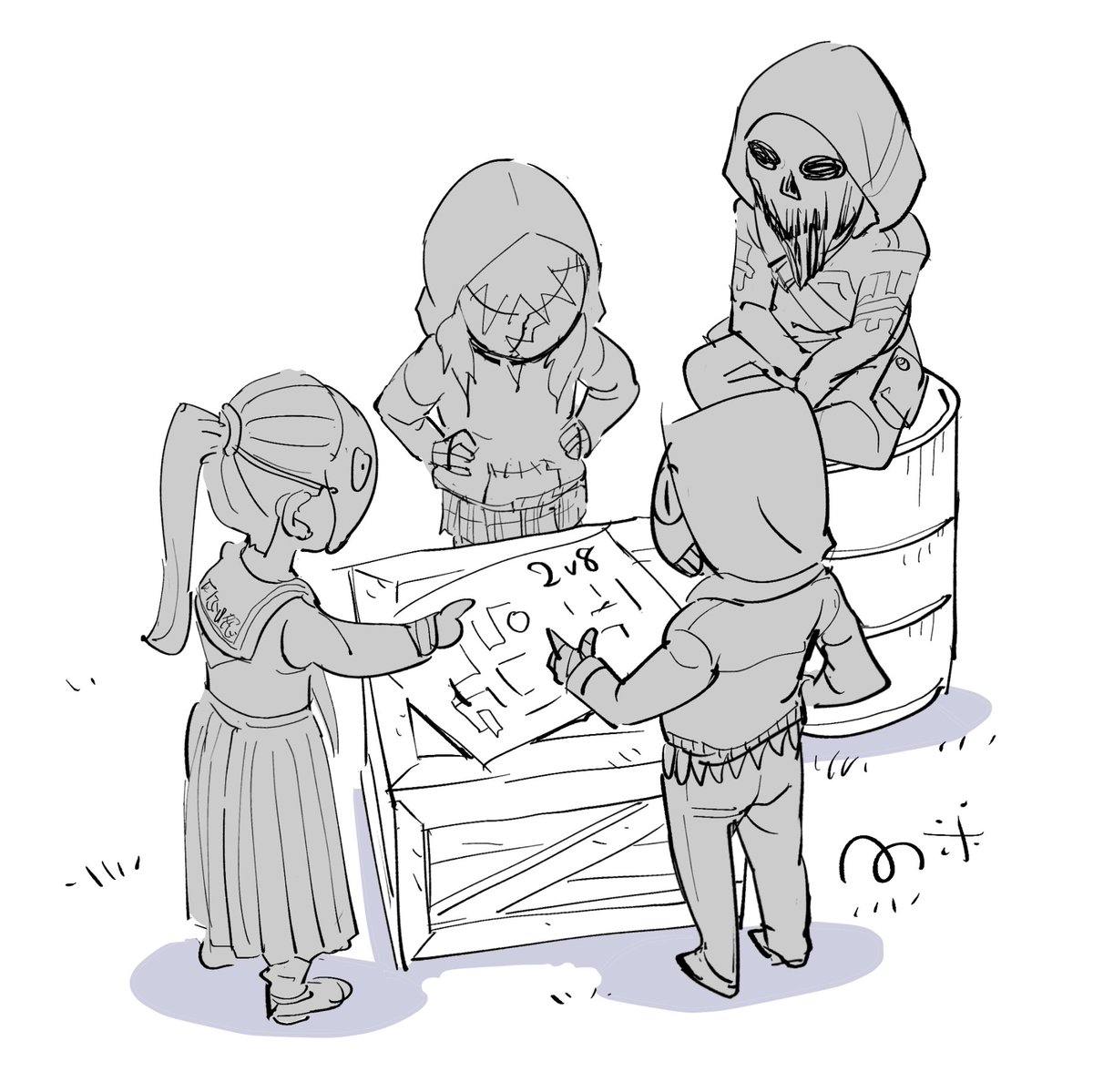 2v8侵入作戦　Operation: 2v8 Infiltration
#DeadbyDaylight #dbdfanart #TheLegion