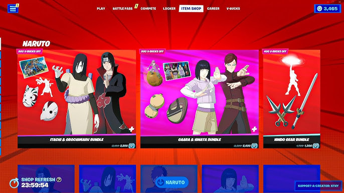 Tanjir0Ackerman's tweet photo. When is Fortnite going to listen to the community and bring Naruto back along with other returning collabs. It's been 3 years, almost 4 years now since it was in item shop. @Fortnite @TimSweeneyEpic 
#Naruto
#NarutoShippuuden 
#Fortnite 
#Fortniteitemshop
#Fortnitecollabs https://t.co/2gj87U8BBR