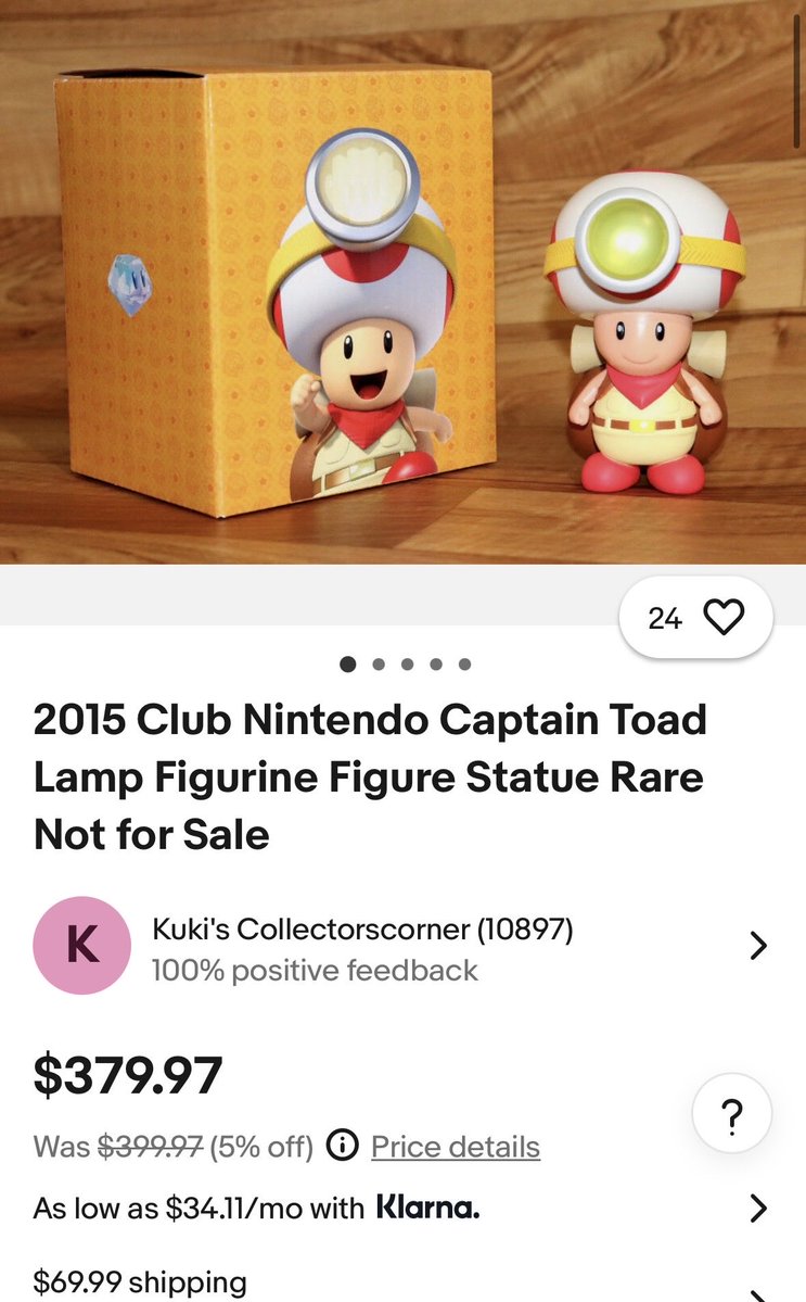 ToadlyToad's tweet image. Anyone got $450 to spare