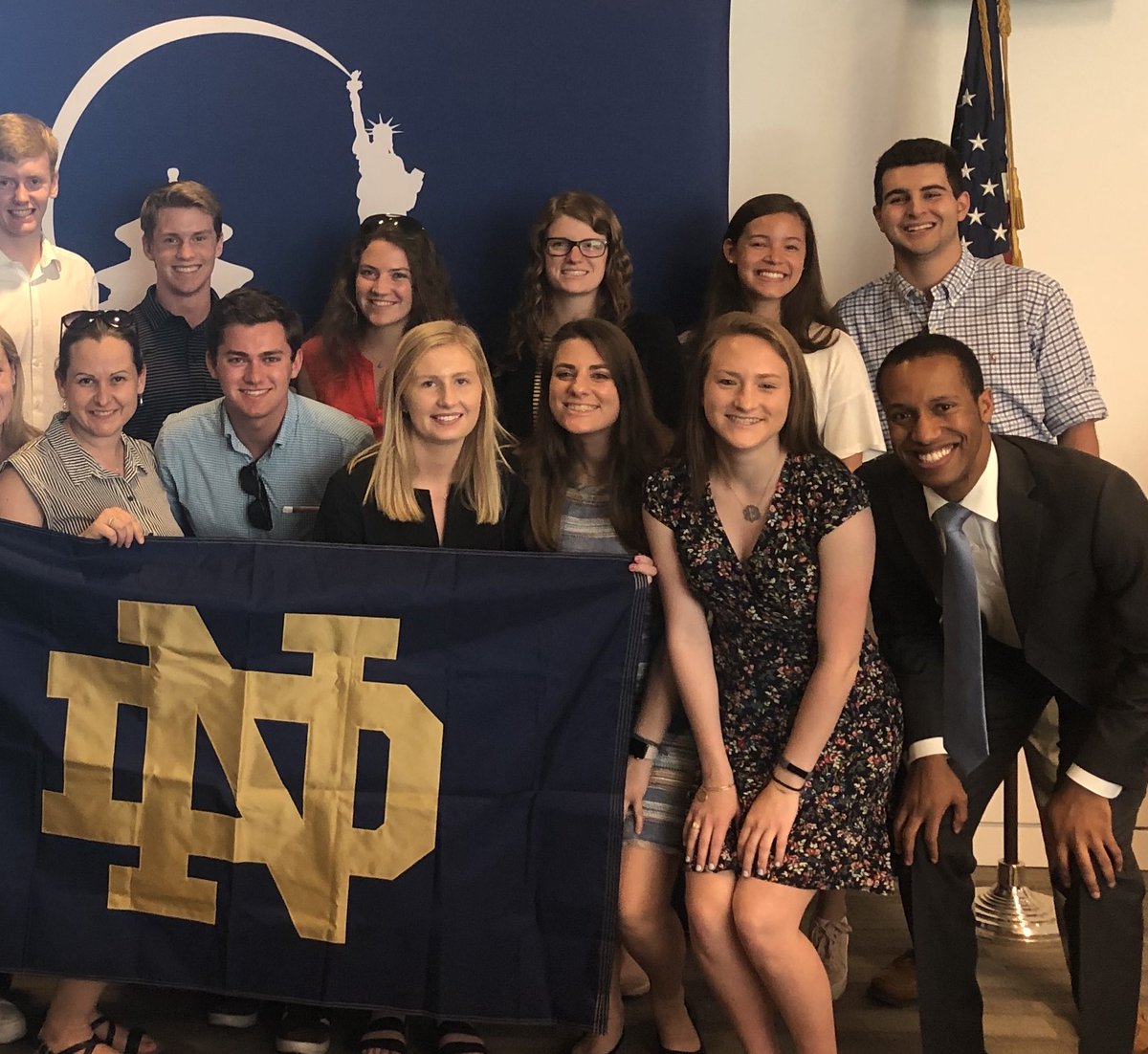 It all started in Beijing, summer 2019 on <a href="/nd_econ/">Notre Dame Economics</a> study abroad💕. Great to see so many former students tonight, these guys are special! Here come the Davises!  Congratulations 💕