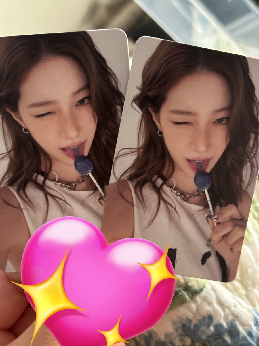 chaewanniee's tweet image. this is kazuhas version of candy chaewon omg…