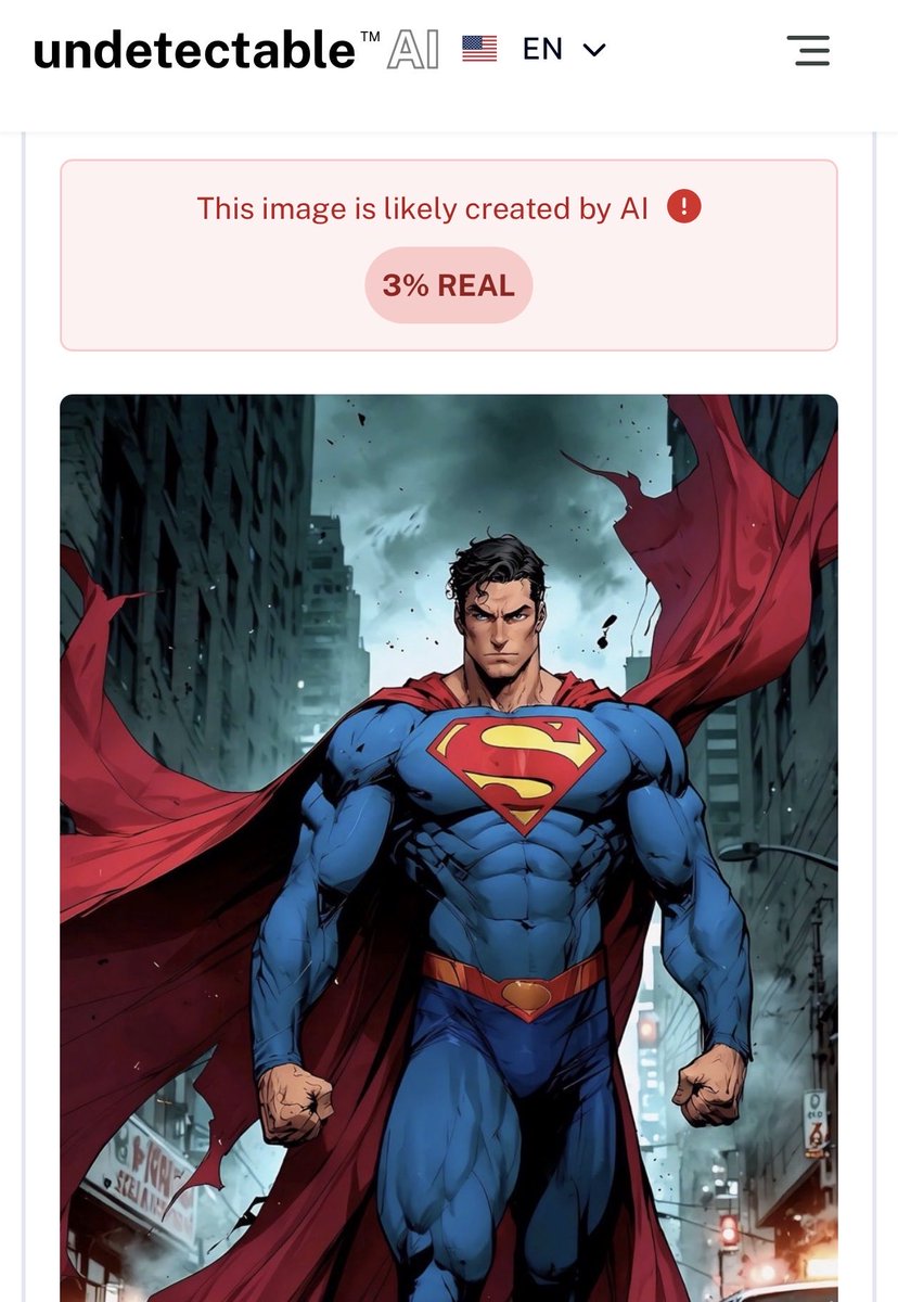 PortalAnimates's tweet image. Here’s 4 different AI photo detectors saying the same thing