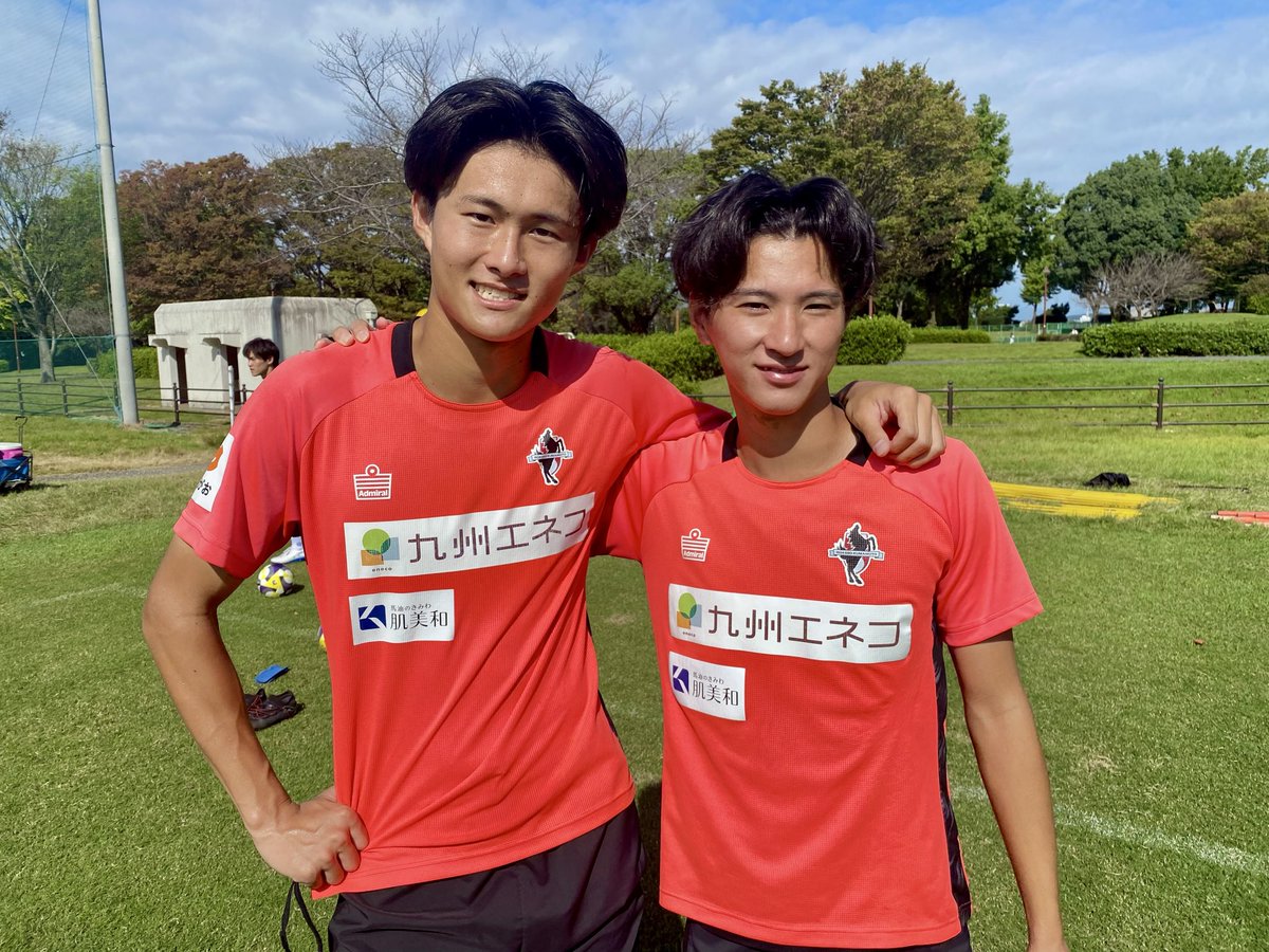 本日10月25日が誕生日🎂の #古長谷千博 選手と #神代慶人 選手✨ 練習