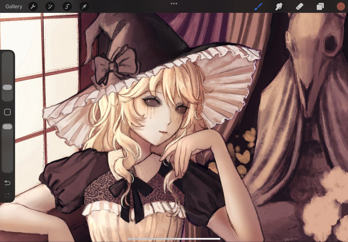 Posting this witch Gala wip before I go to bed…