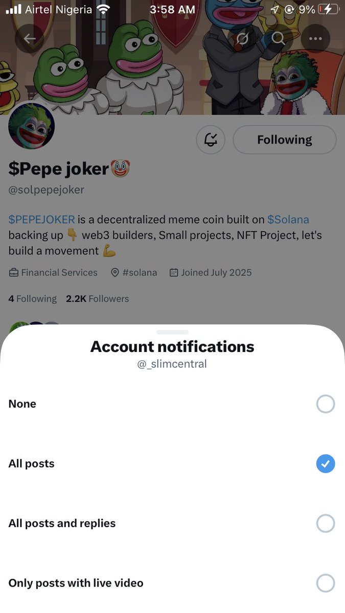 _slimcentral's tweet image. Done ✅ 
Thank you 🙏 
GkDdERCy8XKaCWWRZVjefxMuB2WMot5ECvSSU5KT3nDC