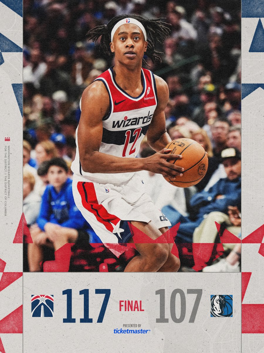FIRST DUB OF THE SEASON 🧙♂️
#ForTheDistrict | @Ticketmaster