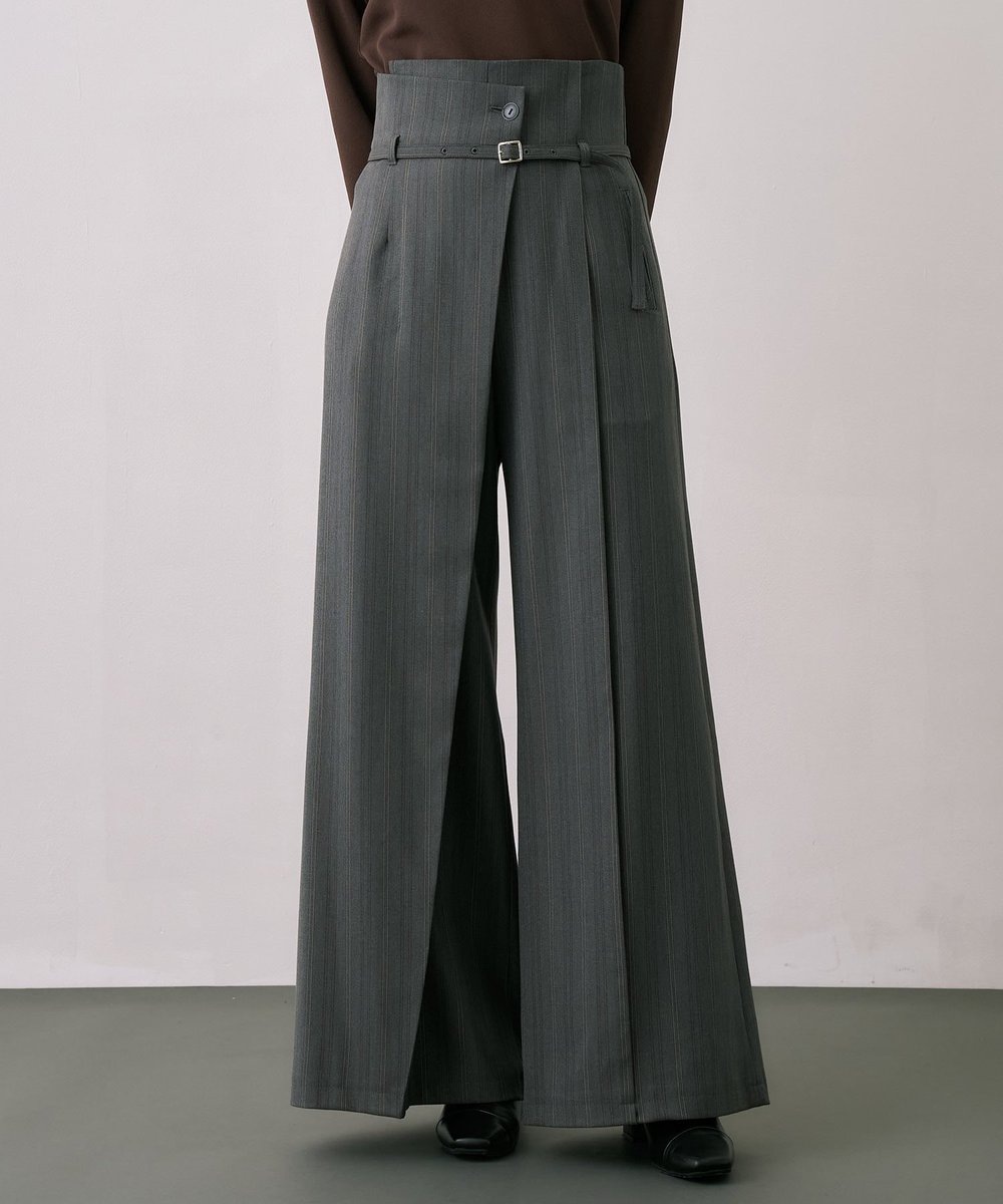 シリーズ累計 2万1千枚突破 の美脚パンツに、待望の“ストライプ柄”が新