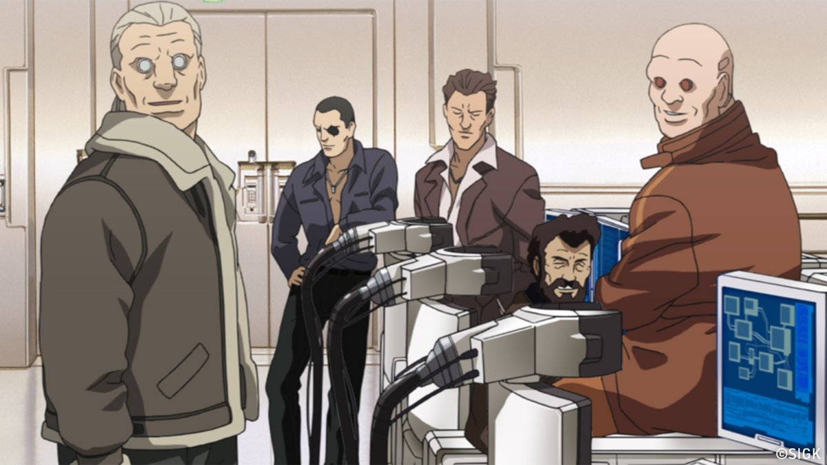 thegitsofficial's tweet image. ついに最終話！笑い男事件の終結、そして9課は？

#公安9課取調室 にて
バトー役・大塚明夫さん(@AkioOtsuka)と
トグサ役・山寺宏一さん(@yamachanoha)の
裏話トークが炸裂した #攻殻機動隊SAC

第26話は、明日まで配信中！
👉youtu.be/j4PpNCri5gY

#攻殻機動隊 #ghostintheshell