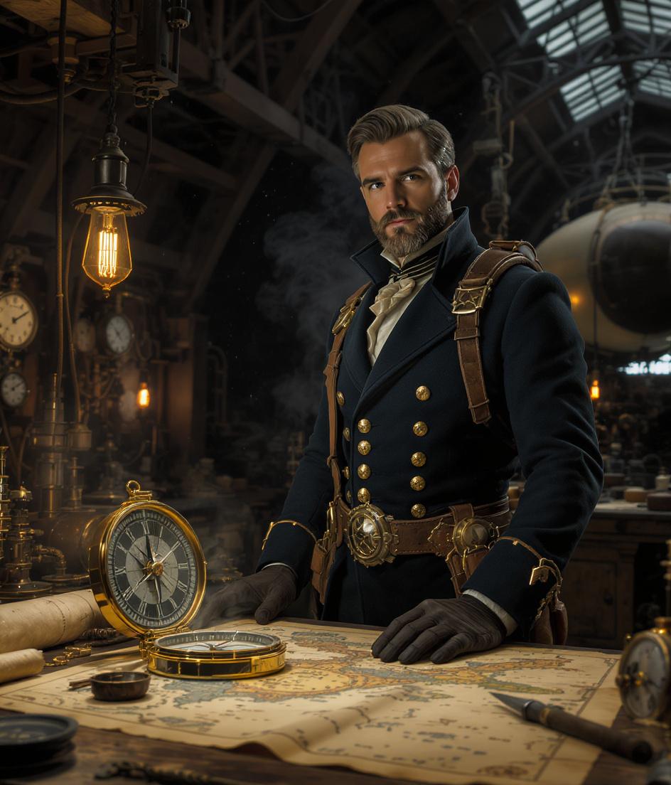 PromptSin's tweet image. Unlock your adventure: 
Embrace innovation and explore new frontiers! 🚀✨ 
#SteampunkVibes #TechExplorers