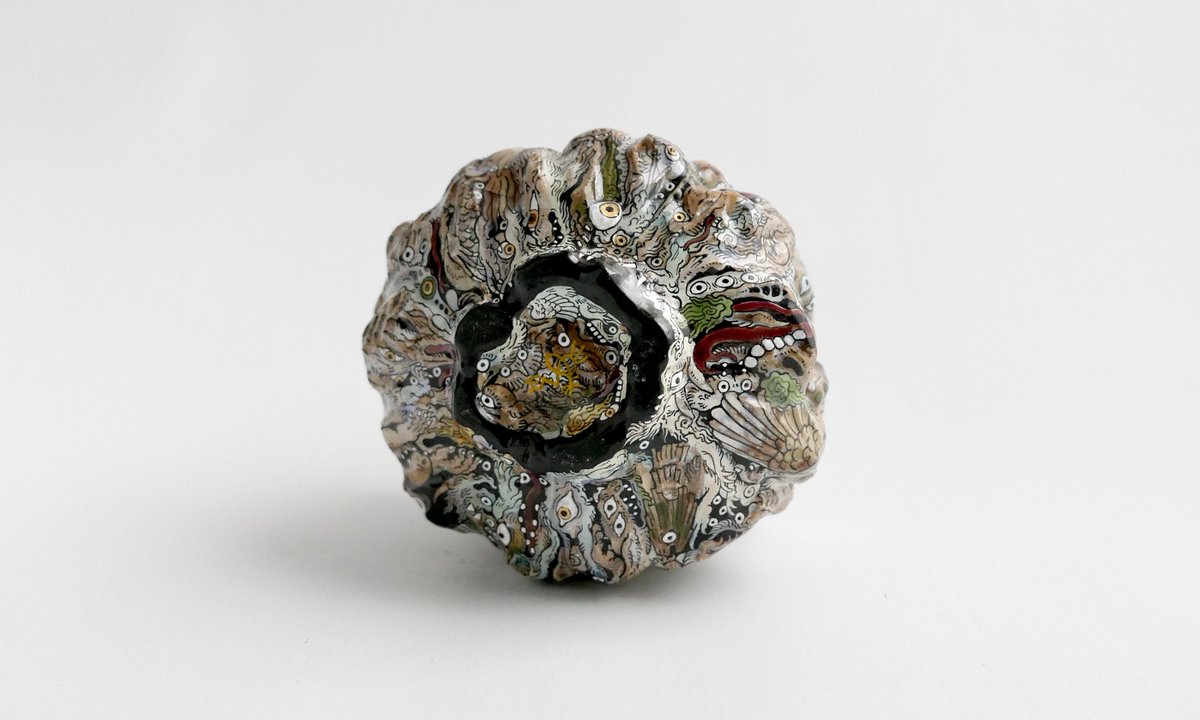 由良薫子 妖怪染付茶盌 茶碗 新品未使用 Amazon.co.jp: 由良薫子 妖怪