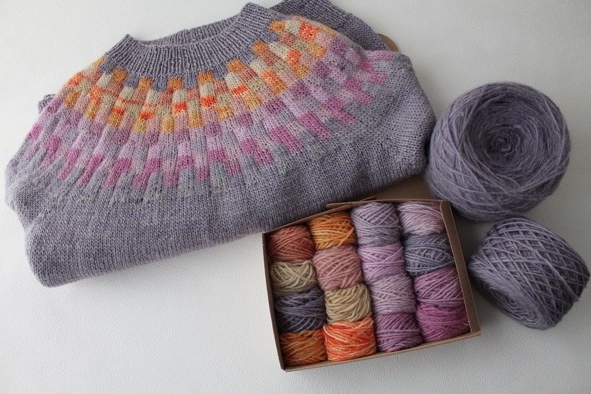 atelier_yarn's tweet photo. 《パウルクレーセーターキットのお知らせ》
廣瀬みどりさんデザインのパウルクレーセーターキットを再販いたします。

10月31日から11月1日に開催される「イトマ」の会場で販売いたします。
編み込み部分はパープル系とブラウン系の2色ございます。
ベース糸はご自由に選べます。

予約も承ります。 https://t.co/aBI3a4omMy