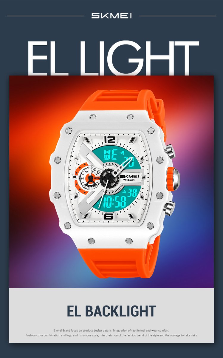 Bozlun2025's tweet image. 🎨 Color-Pop Style Meets Dual-Display Function! 🕒
This SKMEI watch is where fashion &amp;amp; utility collide—multi-color vibes, analog-digital dual display, and tons of functions. A must-have for trendsetters. 🔥#SKMEI #WatchGameStrong #FashionWatch #DualDisplay #MultiFunction