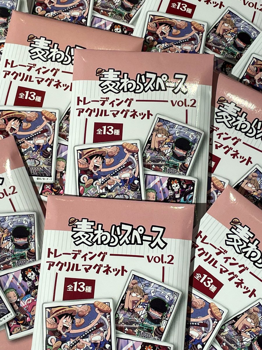 ONE PIECE 麦わらスペーストレーディング10種アクリルマグネットvol2