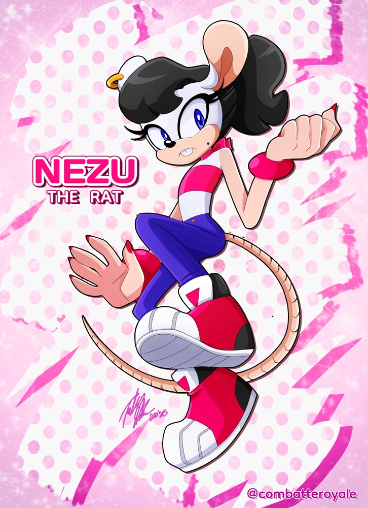 Nezu is the group's older-sister figure. She is slow to trust, usually assuming the worst of others, but is fiercely protective of those she loves. She dreams of being an actress in the big city. #sonicoc #sonicfc
#originalcharacterart