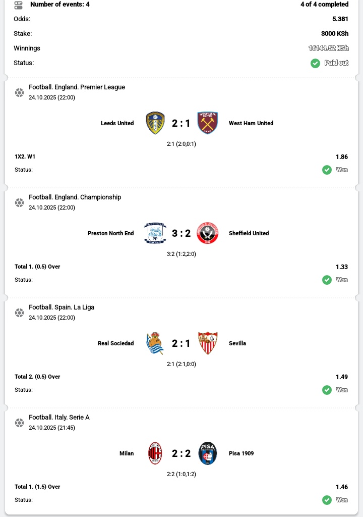 CONGRATULATIONS FOR THOSE WHO STAKED 🤑 🥳🥳🥳🤩
16Ķ WON😁😍🤑
Place bets in the FanSport mobile app! 

Applink appsharing.net/551f

Reg link : cutt.ly/rr4eosCq

PROMOCODE: COSTA
WHATSAPP LINK⬇️

chat.whatsapp.com/EngPlj9AN5eAMs…