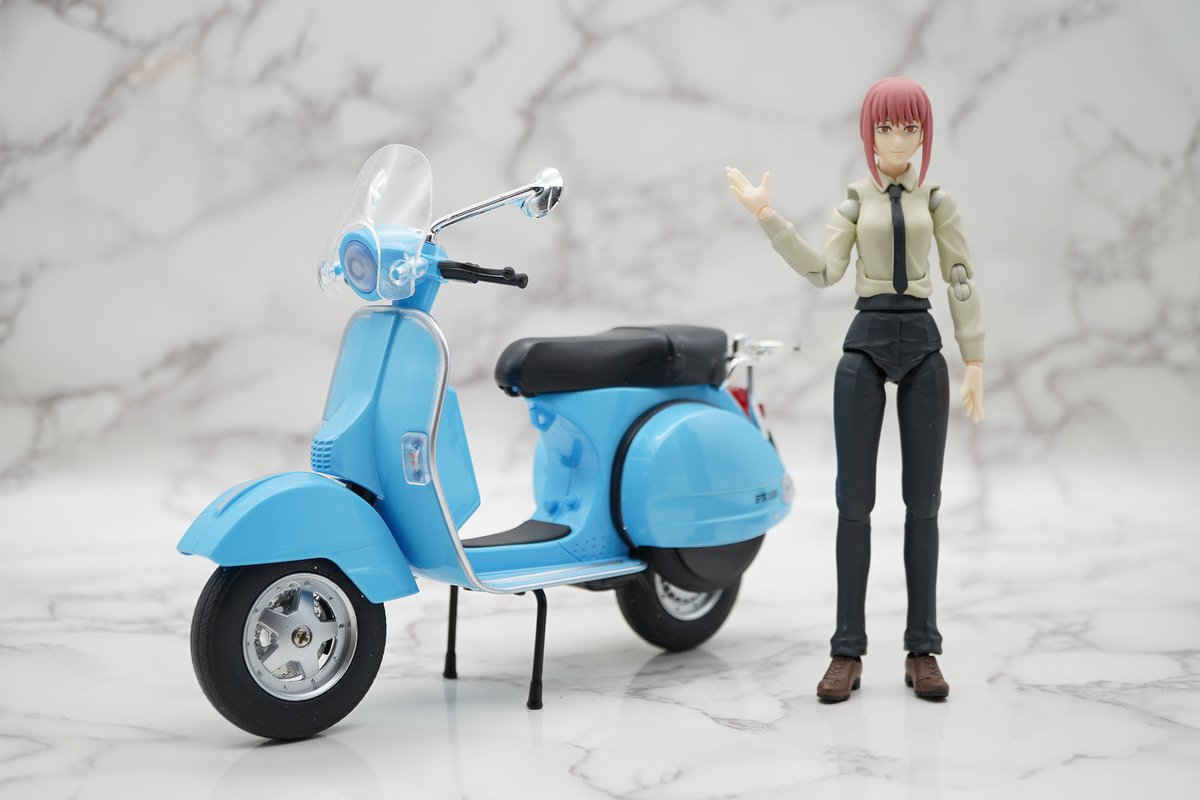 1/18 VAN仕様 ベスパ VESPA アイビー青年のフィギュア ジオラマ SV on X